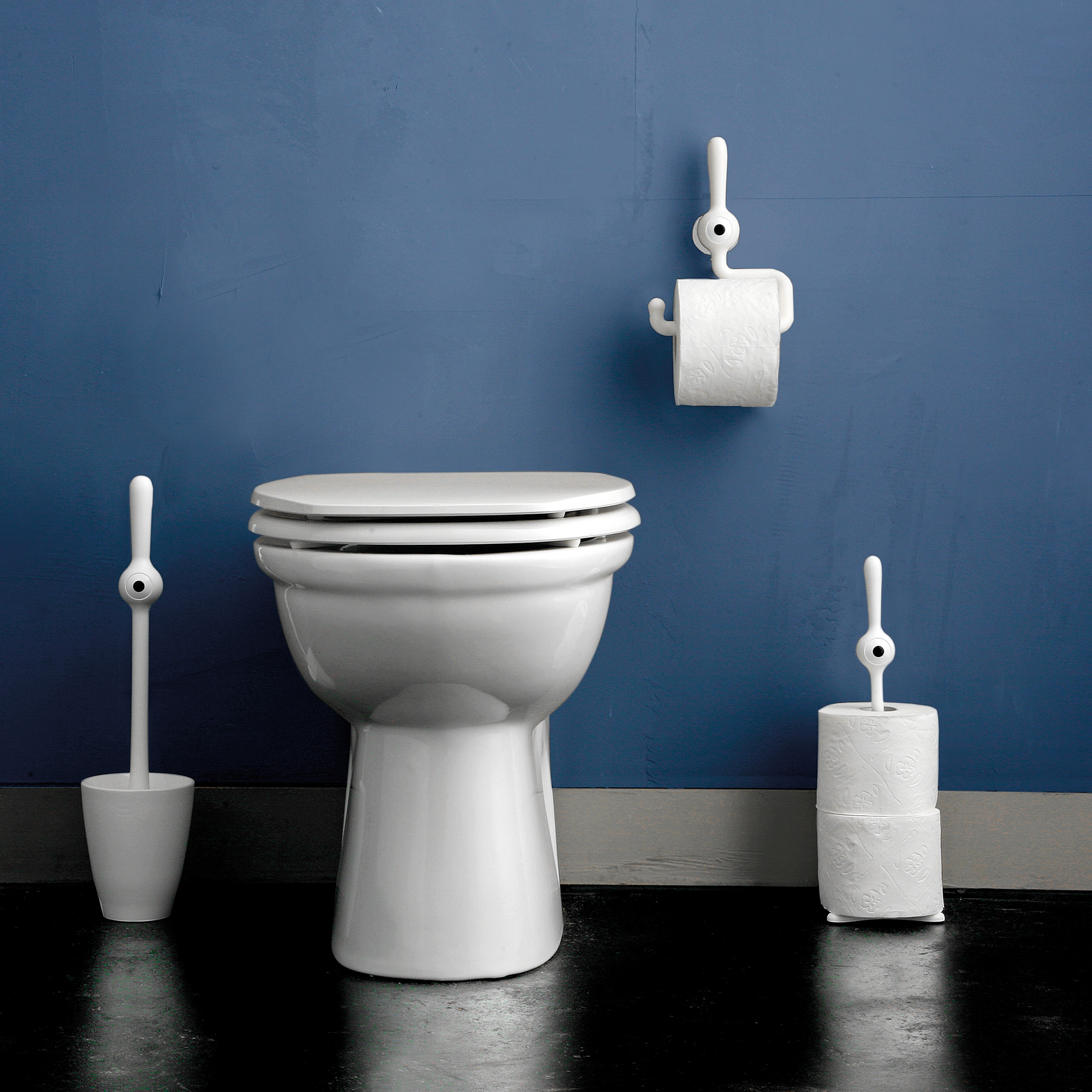 Koziol Sense Toilettenbürste WC Bürste Klobürste Kunststoff Weiß 5016525 