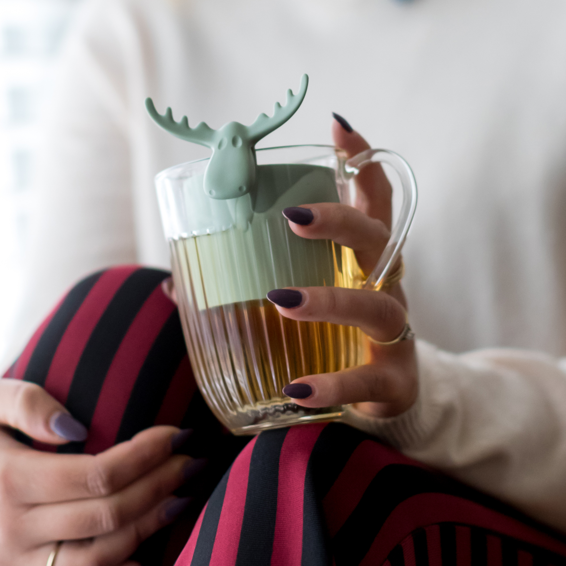 thermoplastic white 6.6 x 7.3 x 9 cm koziol tea strainer Rudolf 